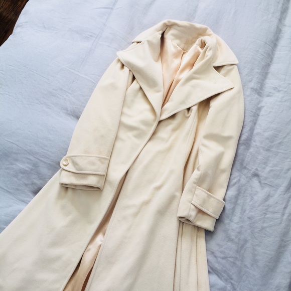 kashmiracle Jackets & Blazers - VTG Kashmiracle Soft Cream Pea Coat | Size M